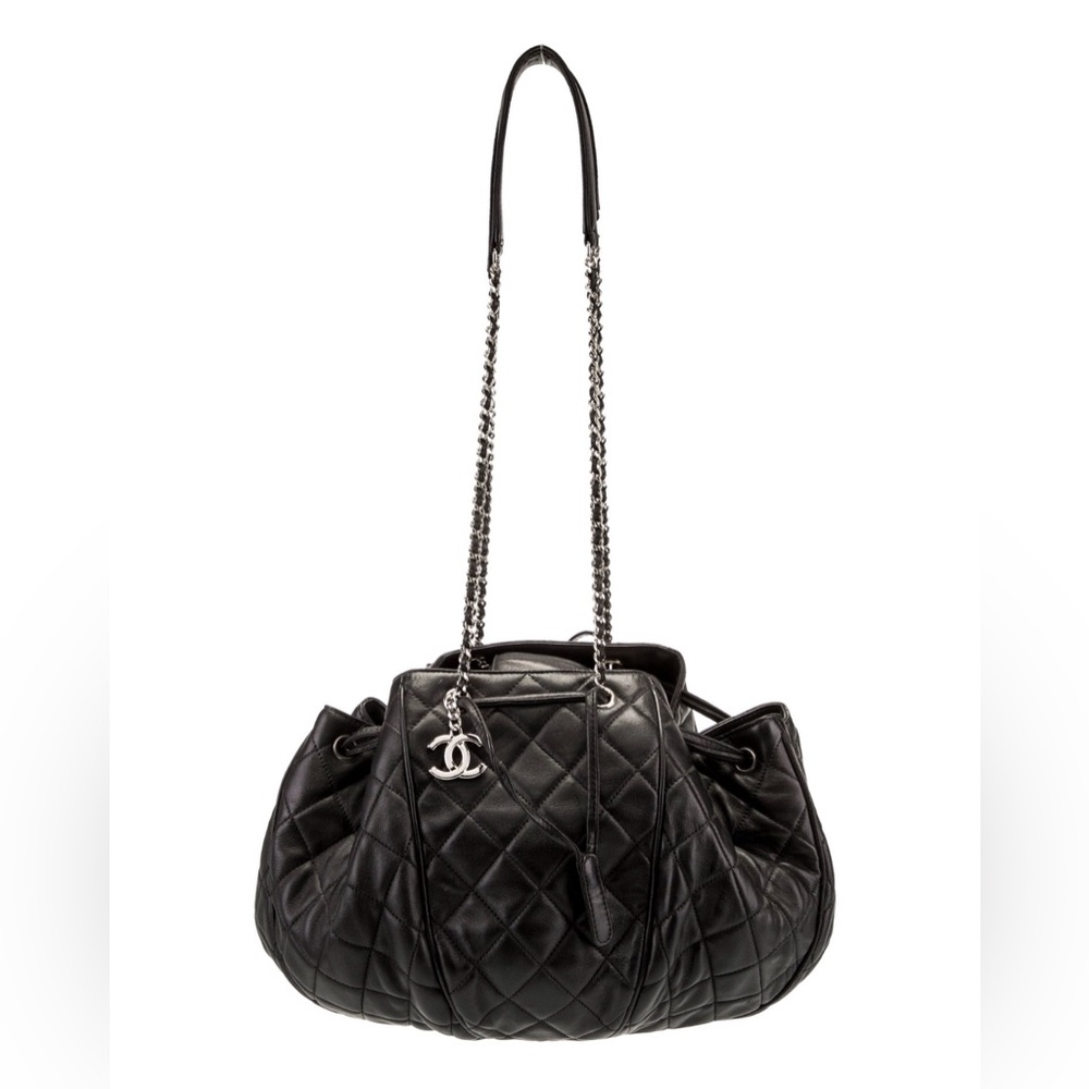 ChanelQuilted Drawstring Sac Cordon Bag - Picture 10 of 12